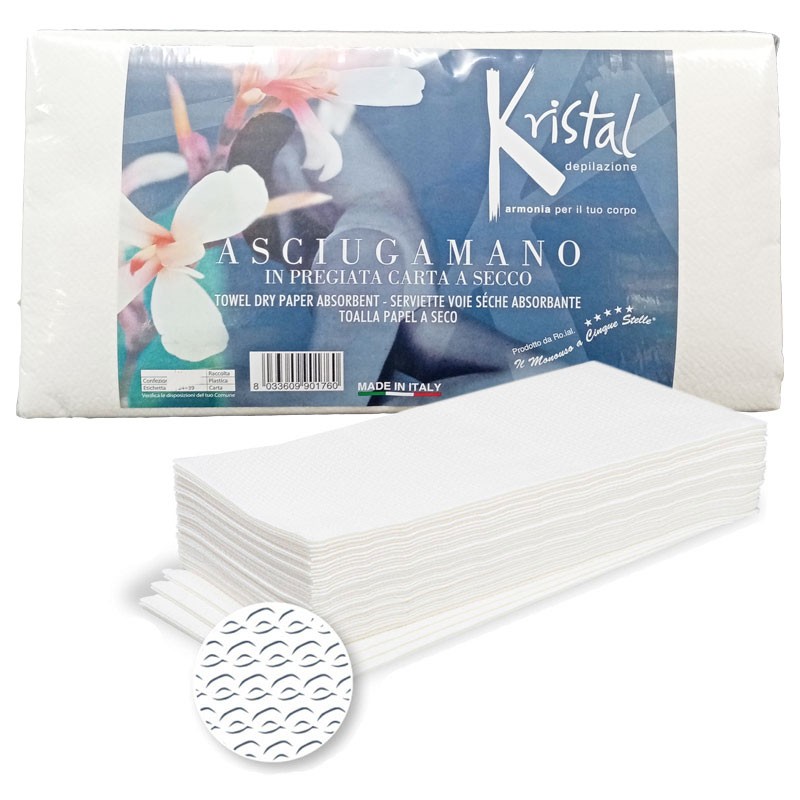 8033609901760Kristal Asciugamano Carta 35x67cm 60pz 8033609901760Kristal Asciugamano Carta 35x67cm 60pz