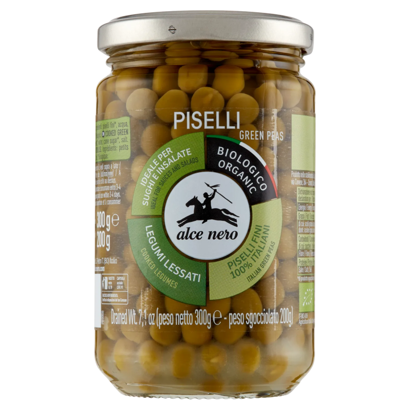 8009004811355Alce Nero Piselli Lessati Bio 300gr