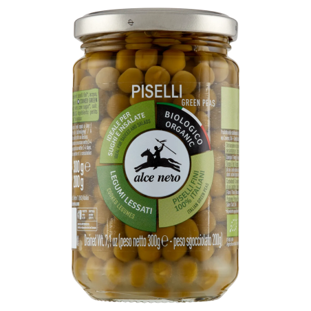 8009004811355Alce Nero Piselli Lessati Bio 300gr