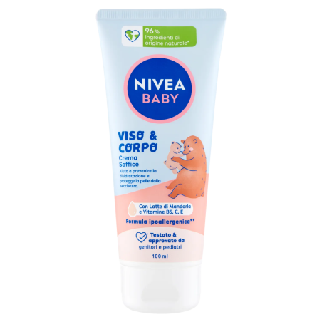 4006000030715Nivea Baby Crema Soffice Viso e Corpo Tubo New 100ml