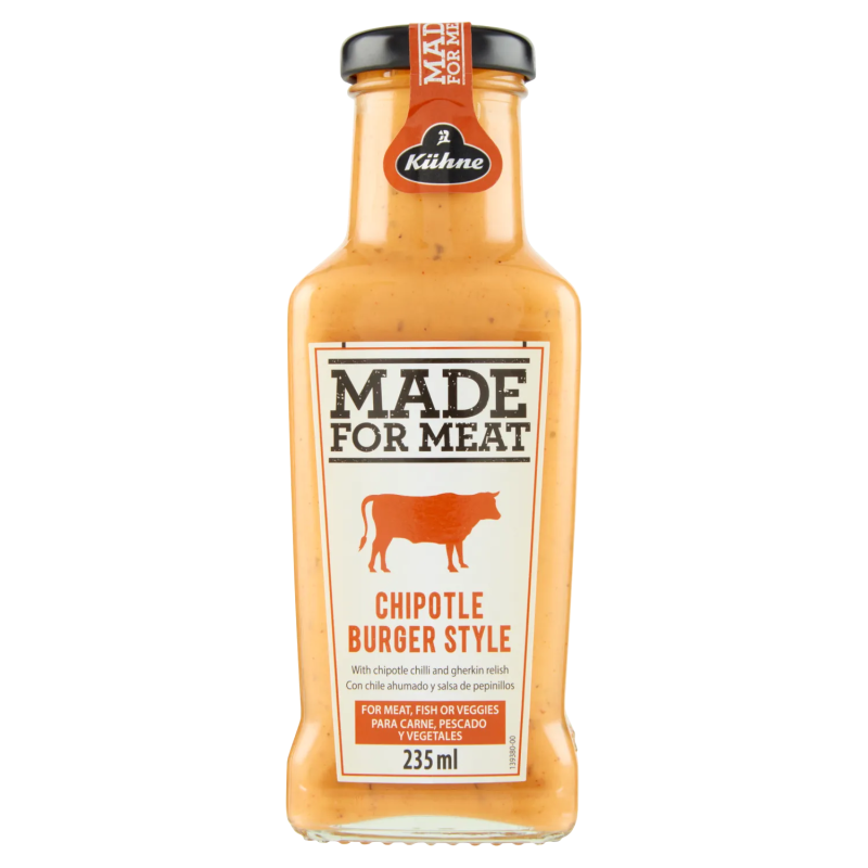 40198668Made For Meat Chipotle Burger Style 235ml 40198668Made For Meat Chipotle Burger Style 235ml