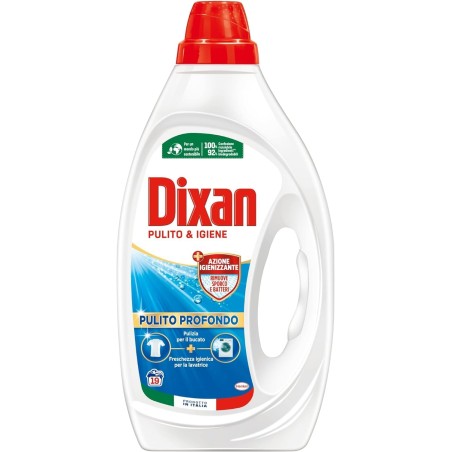 8015100577316Dixan Liquido Lavatrice Igiene 19 Misurini 950ml