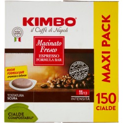 8002200144050Kimbo Cialde Macinato Fresco 150pz