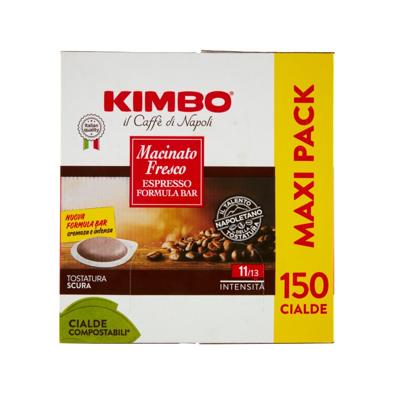 8002200144050Kimbo Cialde Macinato Fresco 150pz