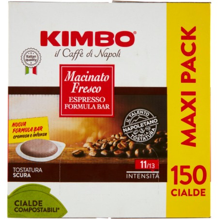 8002200144050Kimbo Cialde Macinato Fresco 150pz
