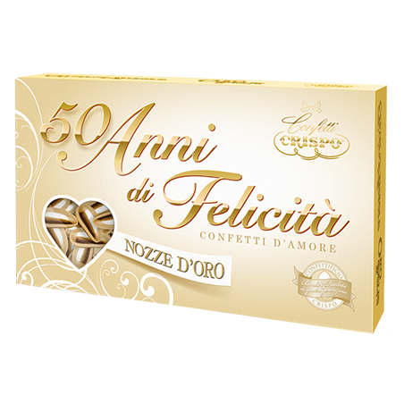 8005085710907Crispo Confetti Mandorla Naturale Nozze D'Oro 500gr