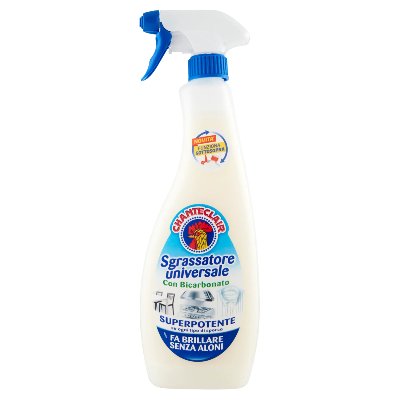 8015194522964Chanteclair Sgrasatore Con Bicarbonato Spray 600ml