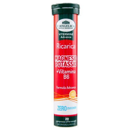 8017331087664L'Angelica Vitarmine Magnesio/Potassio 20 Compresse