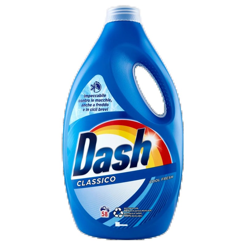 8006540927632Dash Liquido Lavatrice Regolare 58 Misurini 2900ml