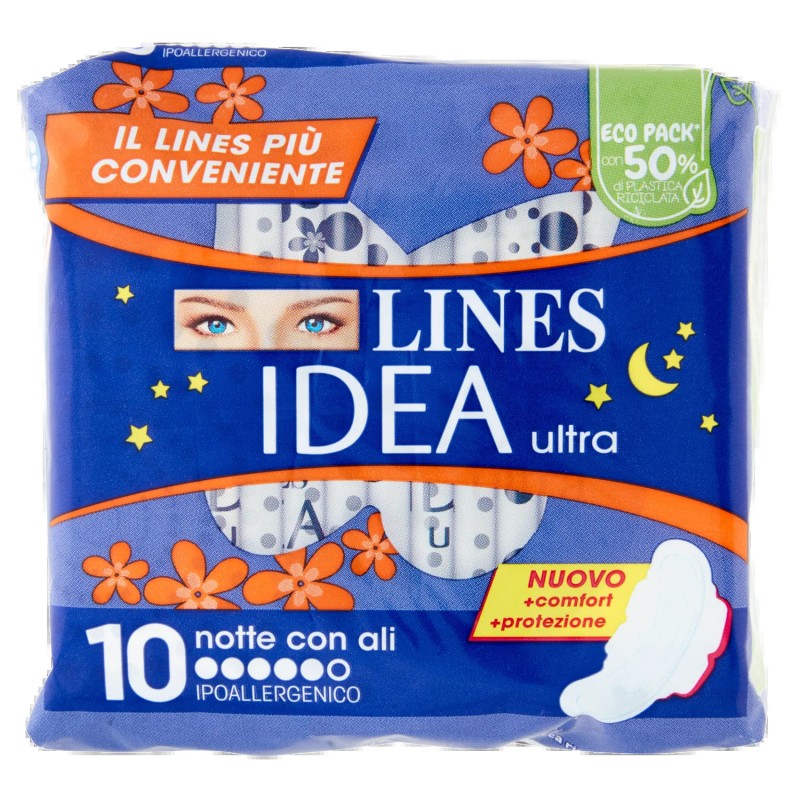 8001480401594Lines Idea Ultra Notte Con Ali 10pz