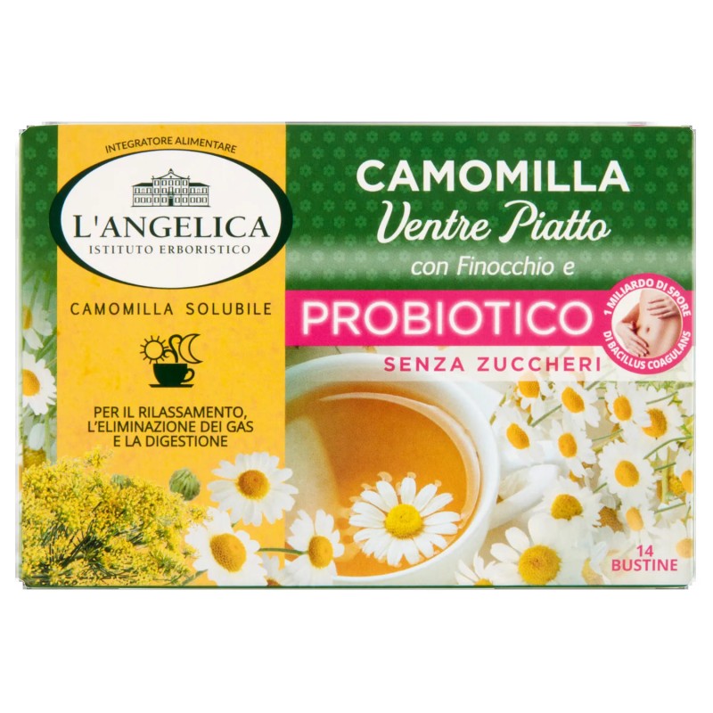 8017331085516L'angelica Camomilla Ventre Piatto Con Finocchio 14 Filtri