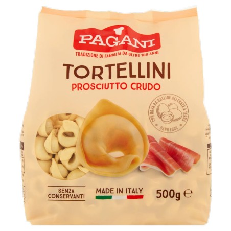 8005180010506Pagani Tortellini Prosciutto Crudo 500gr