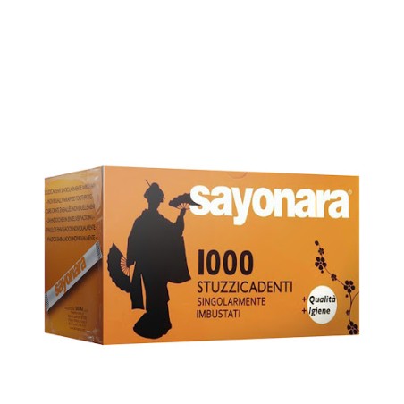 8000675113663Sayonara Stuzzicandenti Singolarmente Imbustati 1000pz