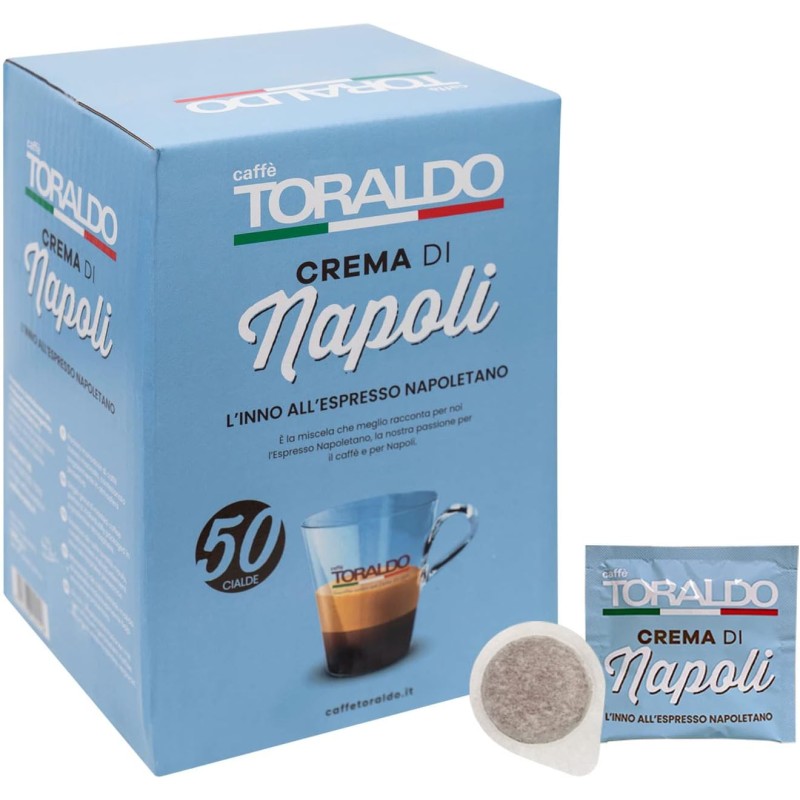 8024608004156Toraldo Cialde Crema di Napoli Espresso 50pz