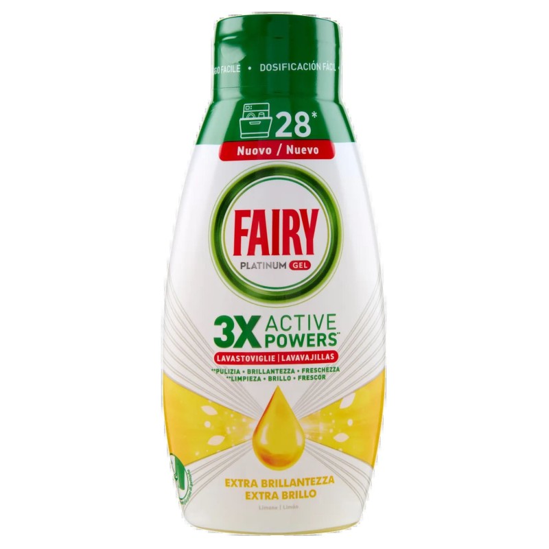 8700216412308Fairy Gel Limone 28 Misurini 504ml