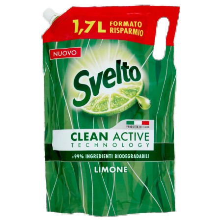 8720182641618Svelto Piatti Limone Eco Ricarica 1700ml