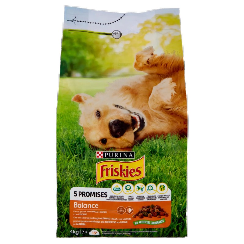 7613287217806Friskies Dog Crocchette Balance New 4000gr