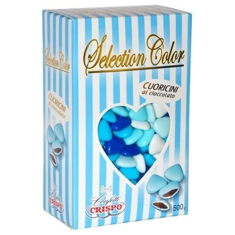 8005085714509Crispo Cuoricini Mignon Celeste 500gr