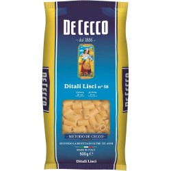 8001250120588De Cecco 058 Ditali Lisci 500gr
