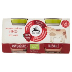 8009004810525Alce Nero Omogeneizzato Manzo Bio 2x80gr