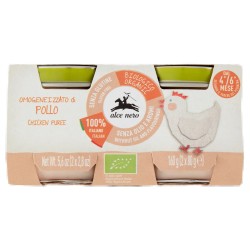 8009004810518Alce Nero Omogeneizzato Pollo Bio 2x80gr