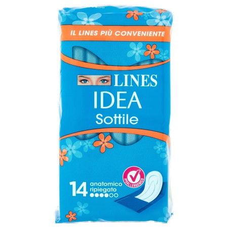 8001480401655Lines Idea Sottile Ripiegato Anatomico 12+2pz