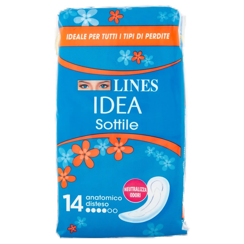 8001480401723Lines Idea Sottile Anatomico 14pz