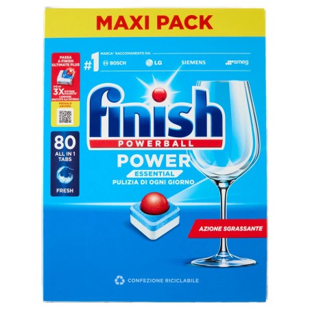 8002910064709Finish Powerball Power Essential Tabs 80pz