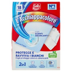 8015100579457Grey L'Acchiappacolore Protegge E Ravviva I Bianchi 18pz