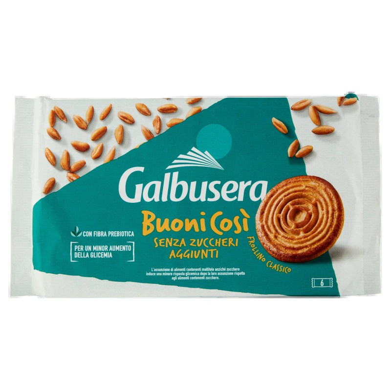 8002190001517Galbusera Buoni Così Frollino Classico 6x55gr 8002190001517Galbusera Buoni Così Frollino Classico 6x55gr