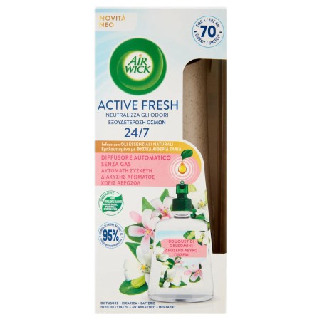 8002910065881Air Wick Active Fresh Diffusore Automatica Con Ricarica Gelsomino 228ml