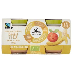 8009004812321Alce Nero Omogeneizzato di Banana e Mela 2x80gr