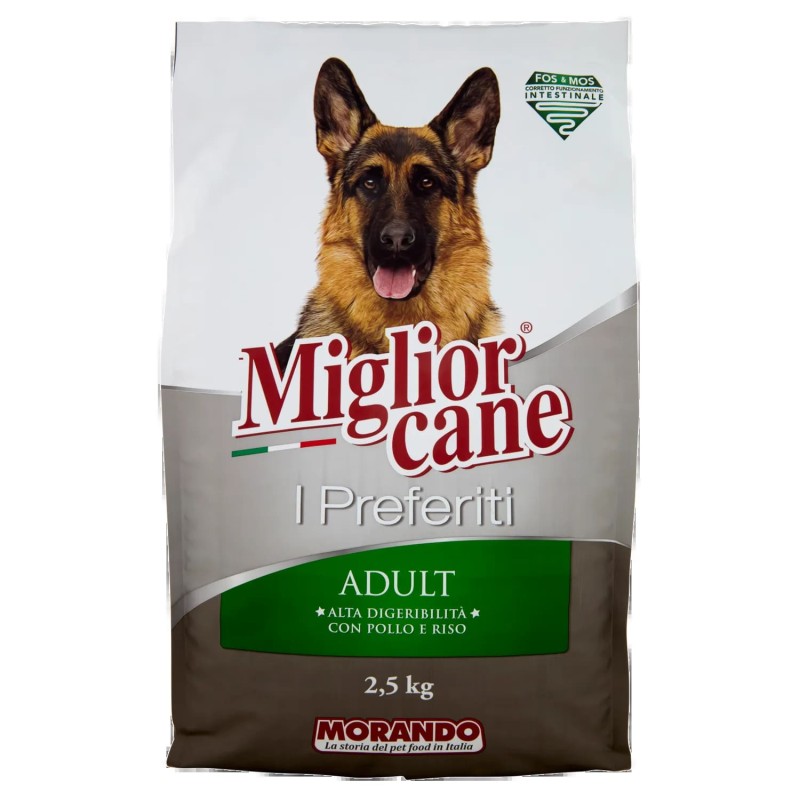 Miglior Cane Preferiti Crocchette Adult Pollo e Riso 2500gr