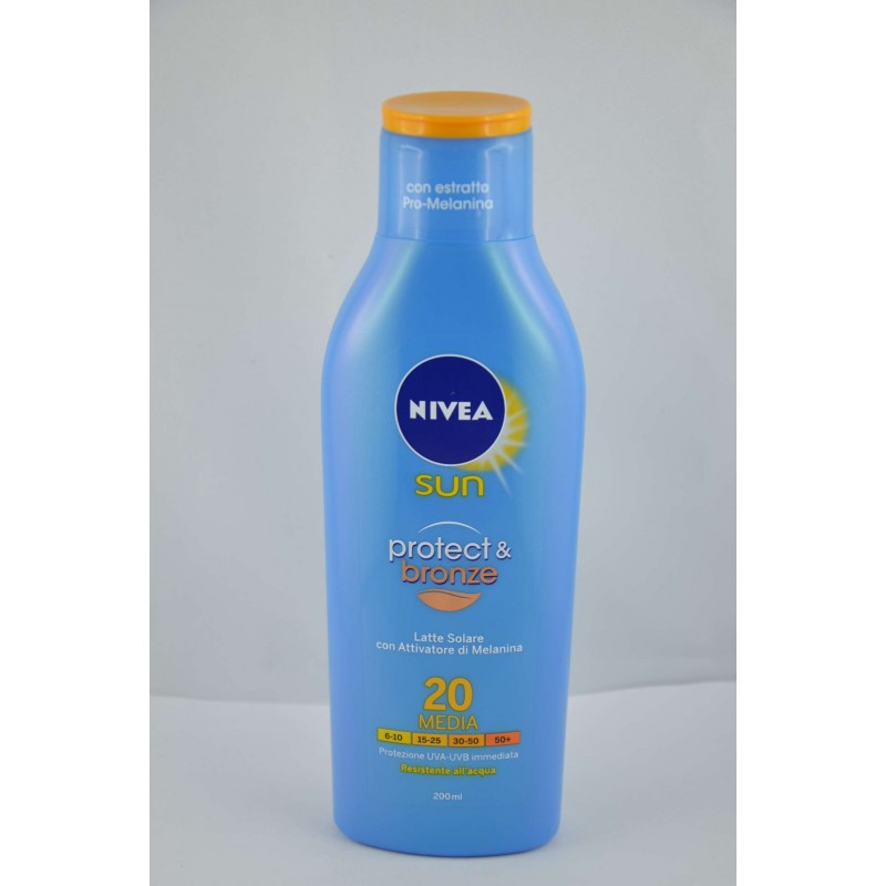4005808432745NIVEA SUN LATTE PROTECT & BRONZE FP20 200ML