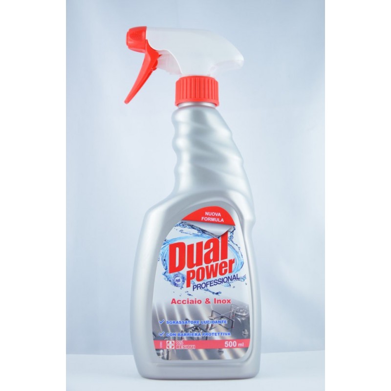 8054633830826DUAL POWER ACCIAIO & INOX SPRAY 500ML