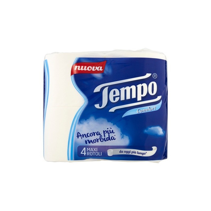 7322540458381Tempo Carta Igienica 4 Rotoli 1pz