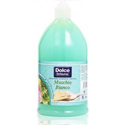 8009368600022Dolce Schiuma Sapone Liquido Muschio Bianco Con Dispenser 1000ml