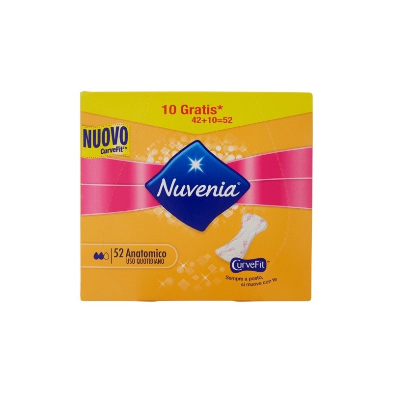 7322540288971Nuvenia Prtoteggi Slip Anatomico 42+10pz