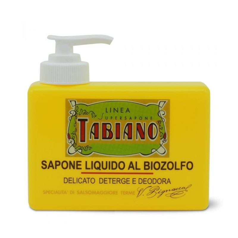 8009335003146Tabiano Sapone Liquido Biozolfo Con Dispenser 250ml