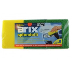 8008990012715Arix Splendelli Spugna Abrasiva 3pz