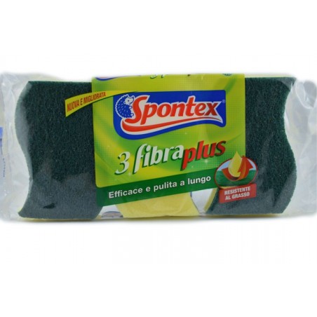 8001700014009Spontex Fibra Plus 3pz