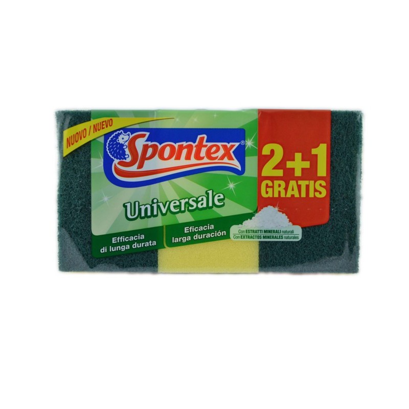 3384123162133Spontex Universale 2+1pz