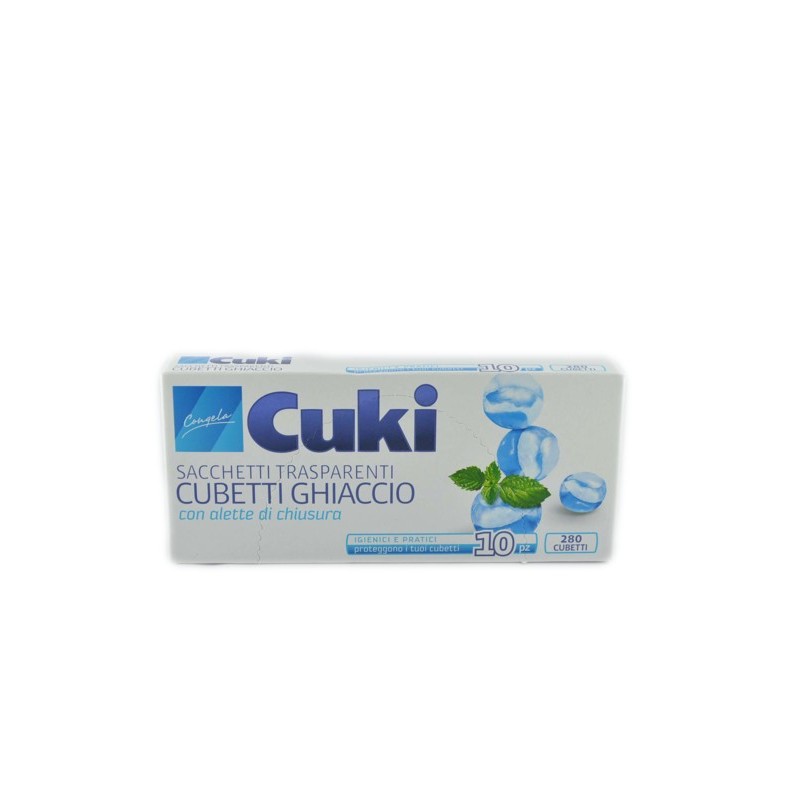 8003980050517Cuki Sacchetti Cubetti Ghiaccio 10pz