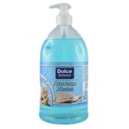 8009368600114Dolce Schiuma Sapone Liquido Freschezza Marina Con Dispenser 1lt