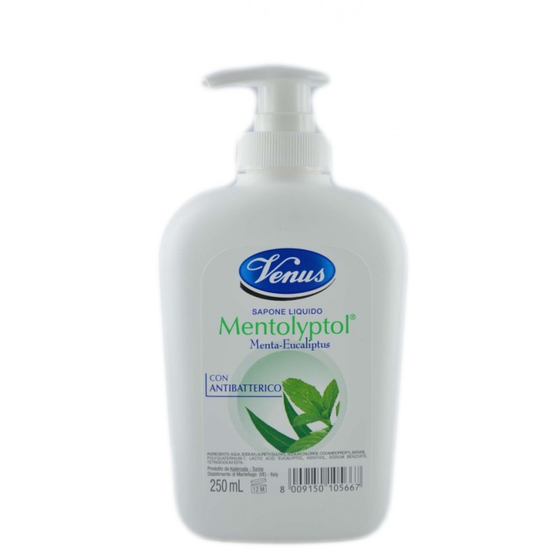 8009150105667Venus Sapone Liquido Mentolyptol Antibatterico Con Dispenser 300ml