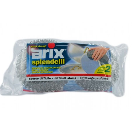 8008990005618Arix Splendelli Tampone Acciaio 2pz