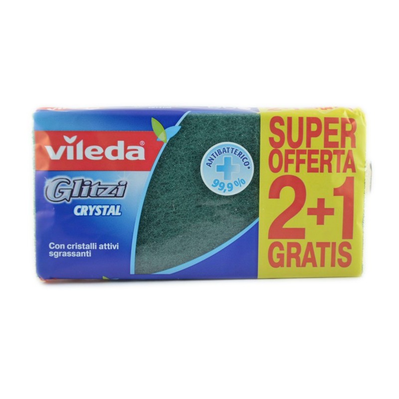 8001940004044Vileda Glitzi Crystal 3pz