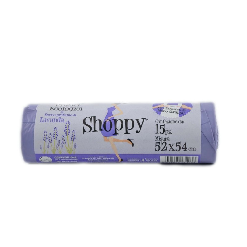8032625871033Shoppy Buste Nettezza Lavanda 52x54cm 15pz