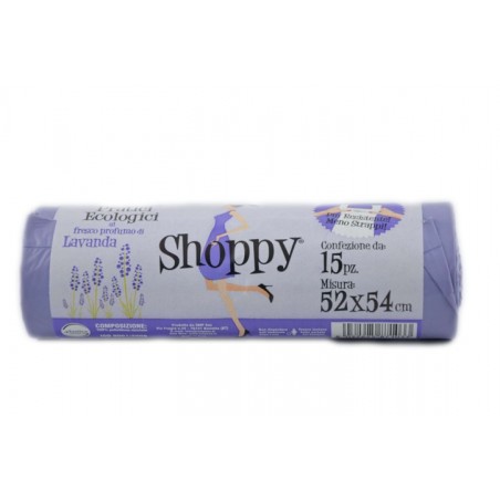 8032625871033Shoppy Buste Nettezza Lavanda 52x54cm 15pz