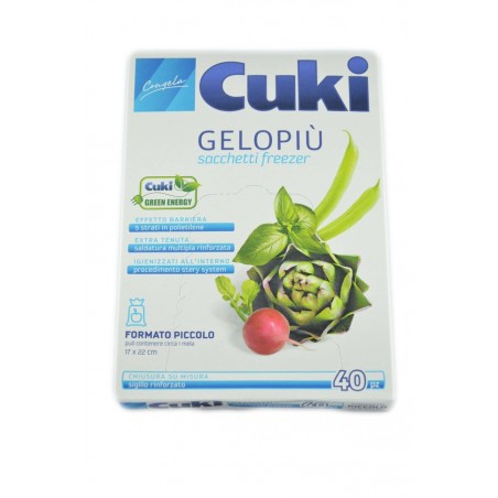 8003980030014Cuki Gelopiu' Sacchetti Freezer Piccoli 40pz